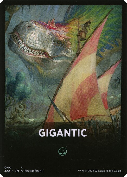 Gigantic highlighted card art