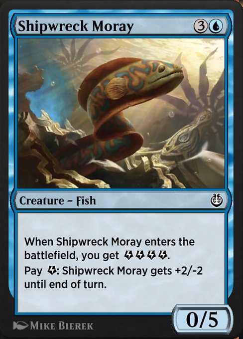 Shipwreck Moray highlighted card art