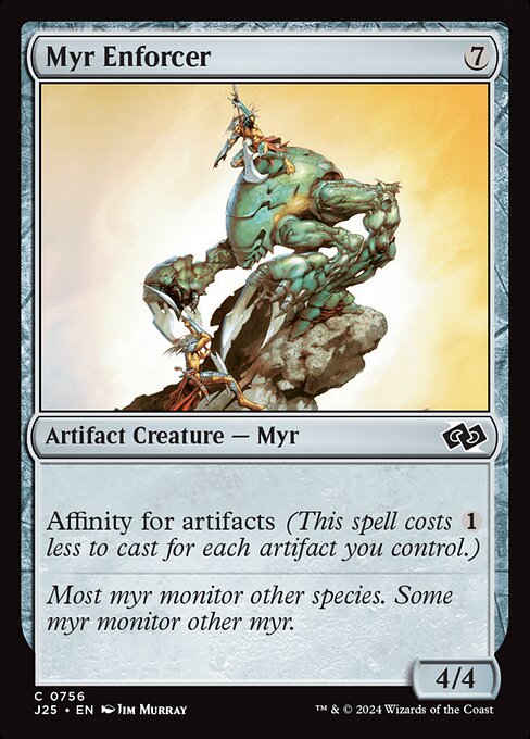 Myr Enforcer highlighted card art