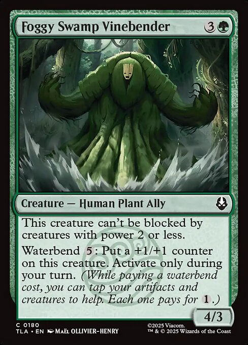 Foggy Swamp Vinebender from Avatar: The Last Airbender