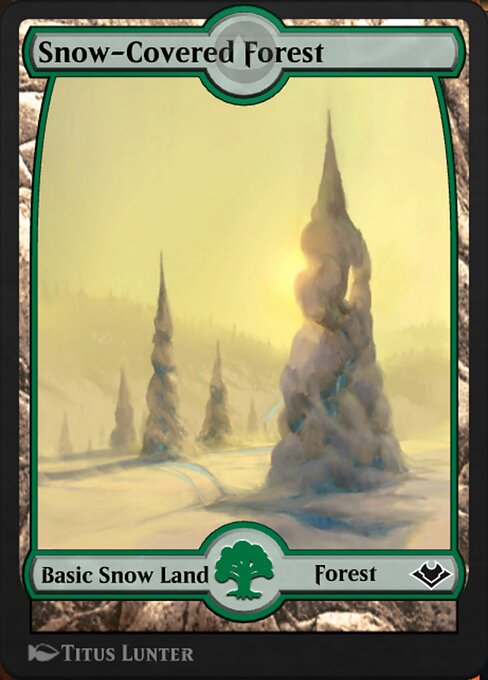 Snow-Covered Forest from MTG Arena Promos