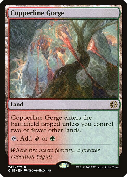 Copperline Gorge from Phyrexia: All Will Be One