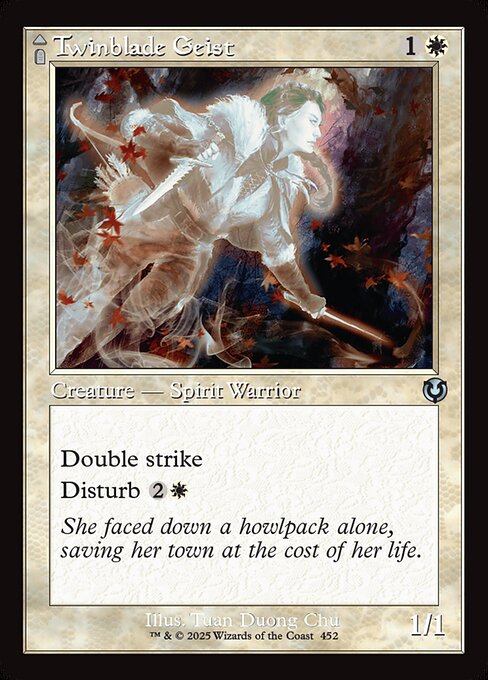 Twinblade Geist // Twinblade Invocation from Innistrad Remastered