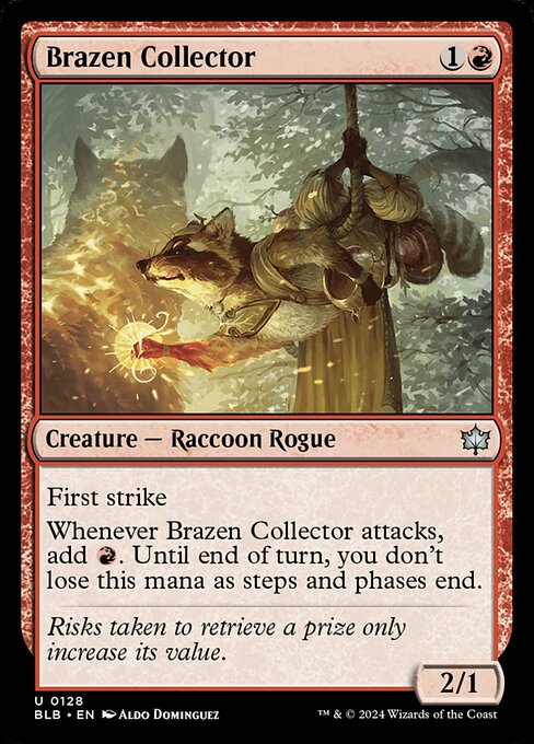 Brazen Collector highlighted card art