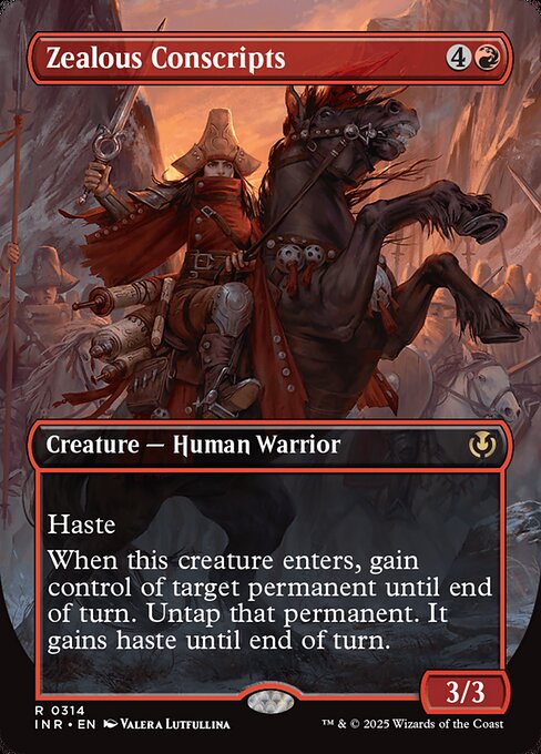 Zealous Conscripts highlighted card art