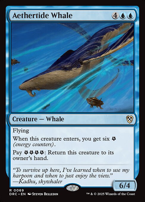 Aethertide Whale highlighted card art