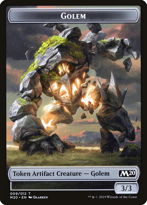 Golem from Core Set 2020 Tokens