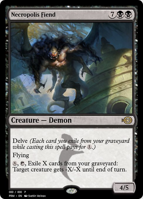 Necropolis Fiend from Magic Online Promos