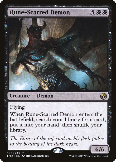 Rune-Scarred Demon from Iconic Masters