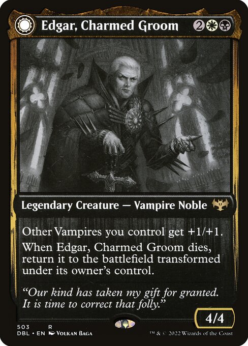 Edgar, Charmed Groom // Edgar Markov's Coffin from Innistrad: Double Feature