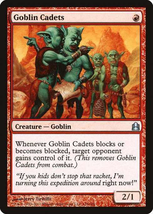 Goblin Cadets highlighted card art