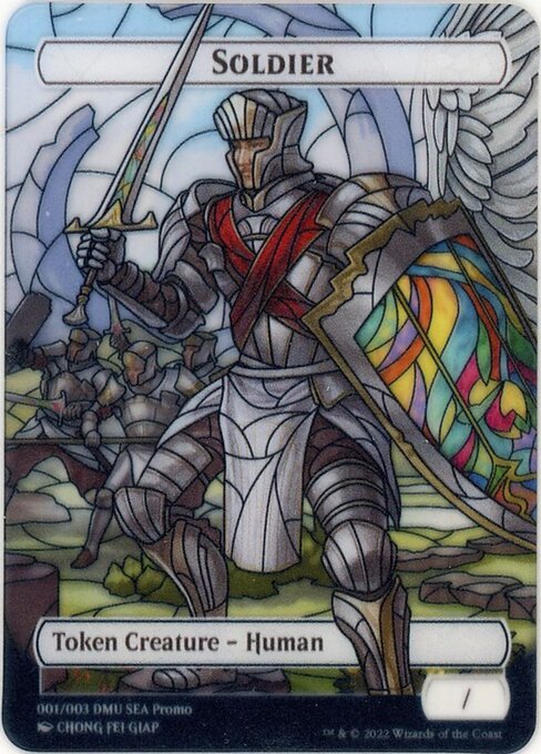 Soldier highlighted card art