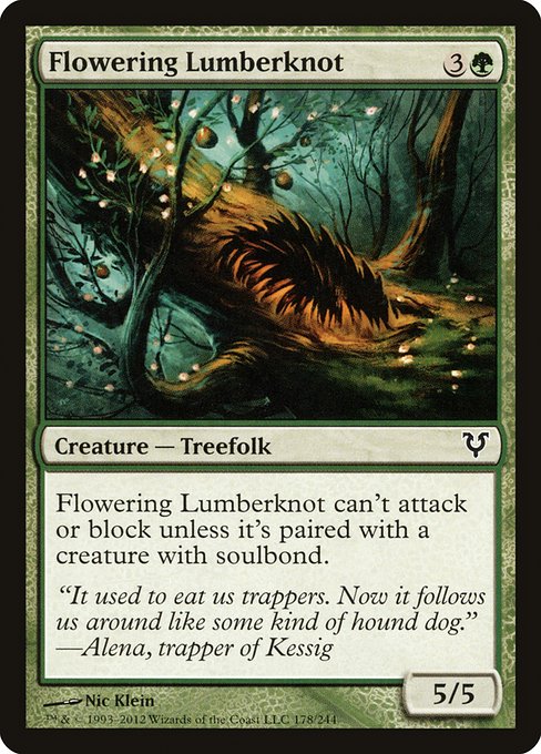 Flowering Lumberknot highlighted card art