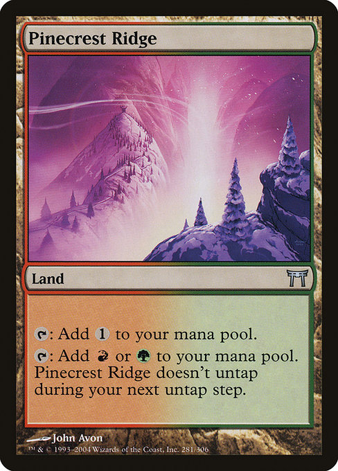 Pinecrest Ridge highlighted card art