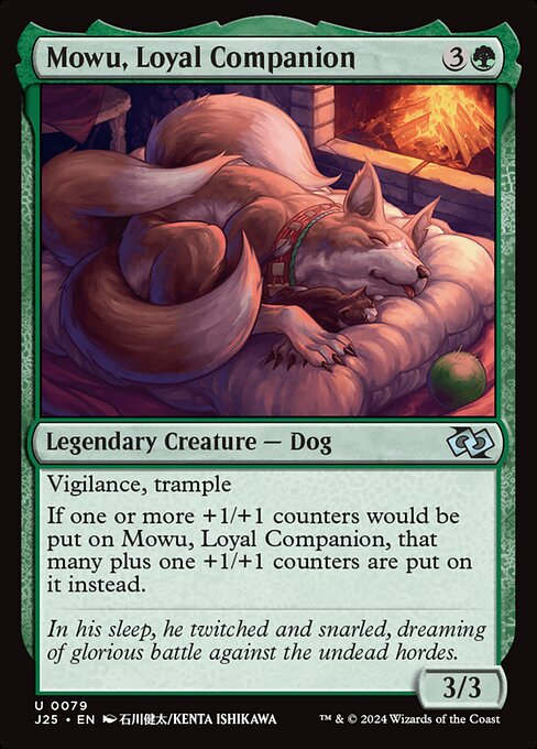 Mowu, Loyal Companion highlighted card art