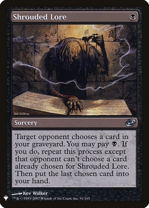 Shrouded Lore highlighted card art