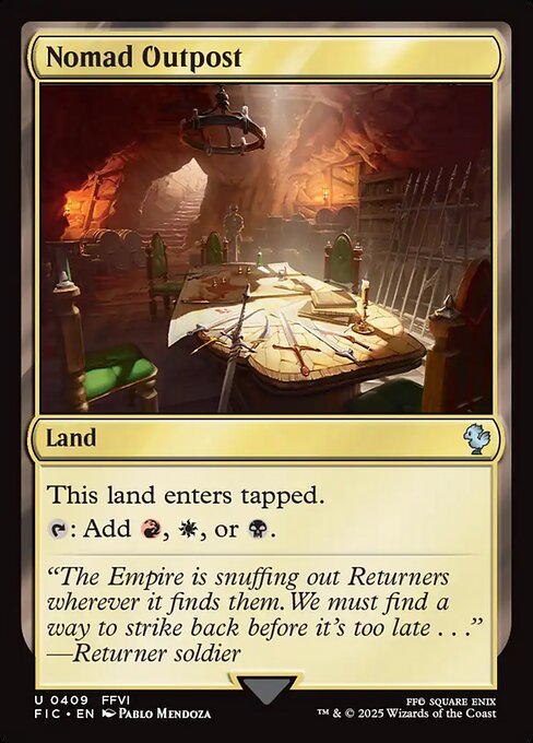 Nomad Outpost highlighted card art