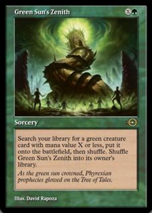 Green Sun's Zenith from Magic Online Promos