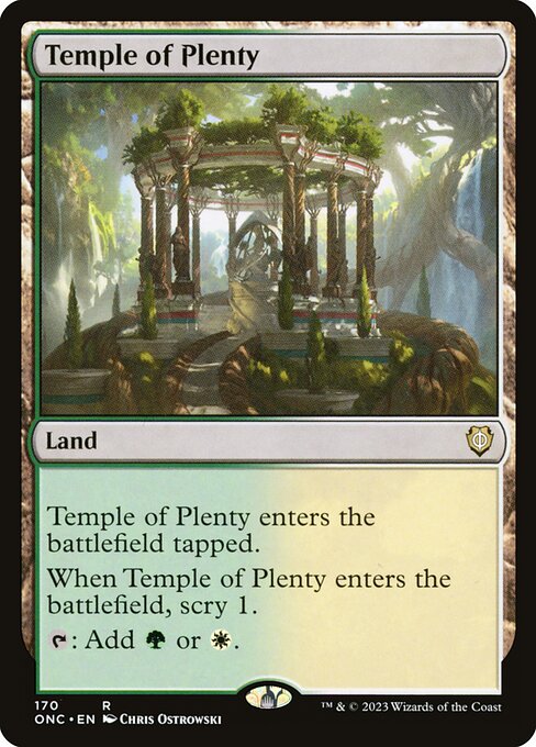 Temple of Plenty from Phyrexia: All Will Be One Commander