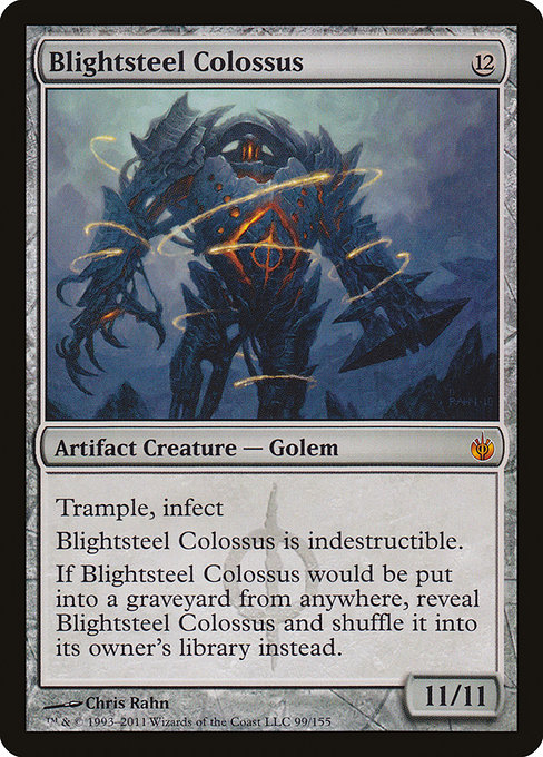 Blightsteel Colossus from Mirrodin Besieged