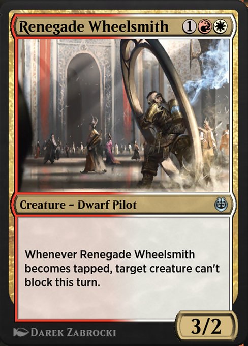 Renegade Wheelsmith highlighted card art