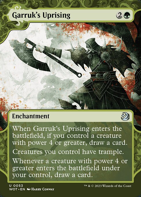 Garruk's Uprising from Wilds of Eldraine: Enchanting Tales