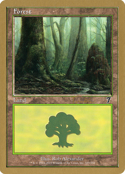 Forest from World Championship Decks 2001