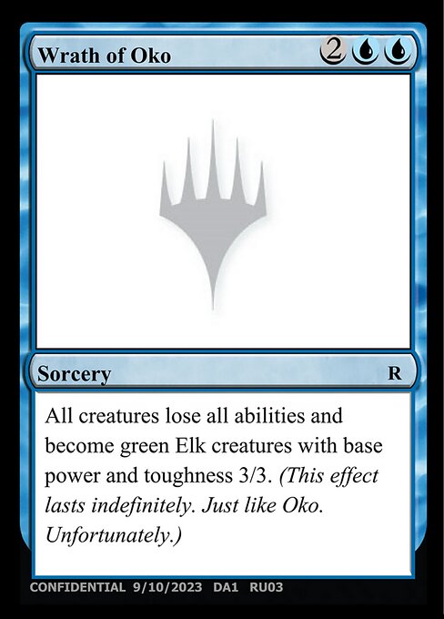 Wrath of Oko highlighted card art