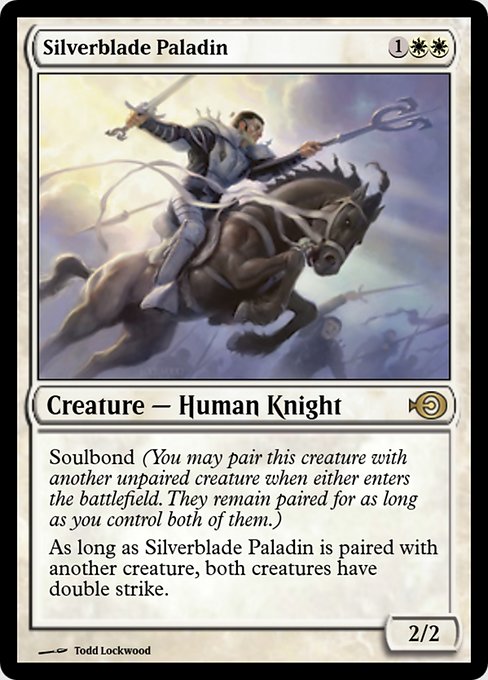 Silverblade Paladin from Magic Online Promos