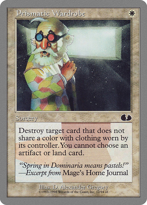 Prismatic Wardrobe highlighted card art