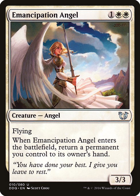 Emancipation Angel from Duel Decks: Blessed vs. Cursed