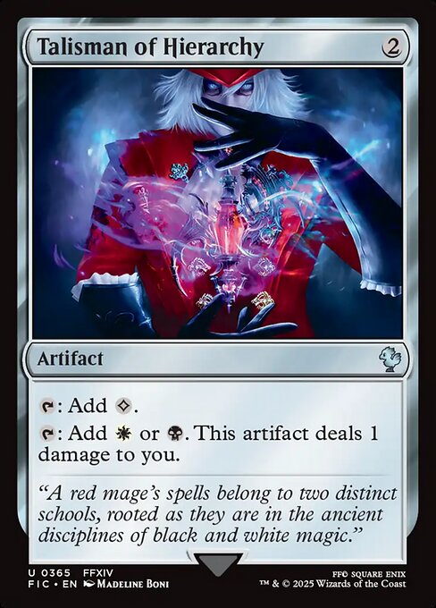 Talisman of Hierarchy from Final Fantasy Commander