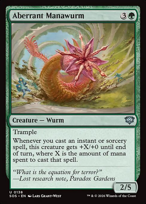 Aberrant Manawurm from Secrets of Strixhaven