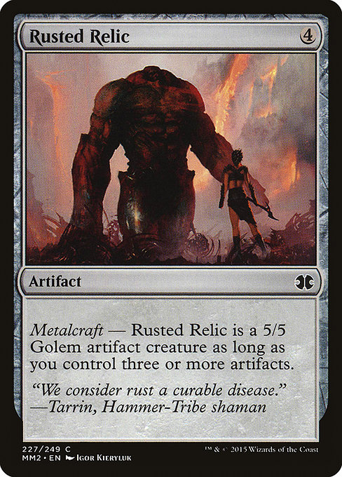 Rusted Relic highlighted card art