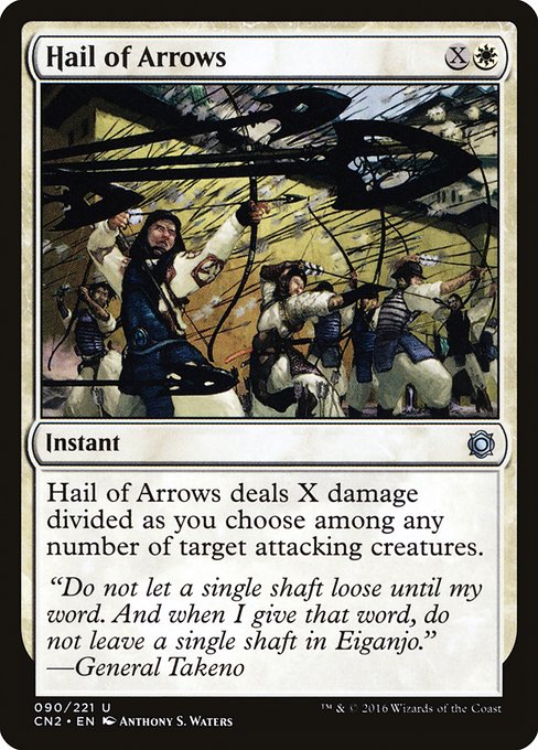 Hail of Arrows highlighted card art