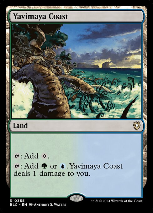 Yavimaya Coast from Bloomburrow Commander