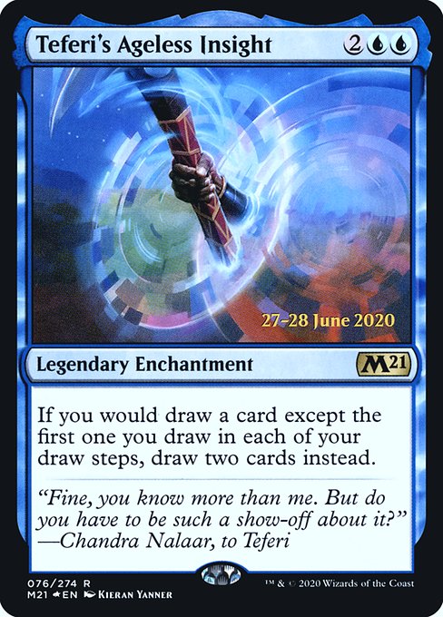 Teferi's Ageless Insight from Core Set 2021 Promos