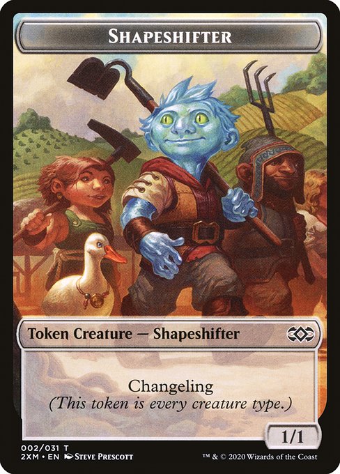 Shapeshifter from Double Masters Tokens