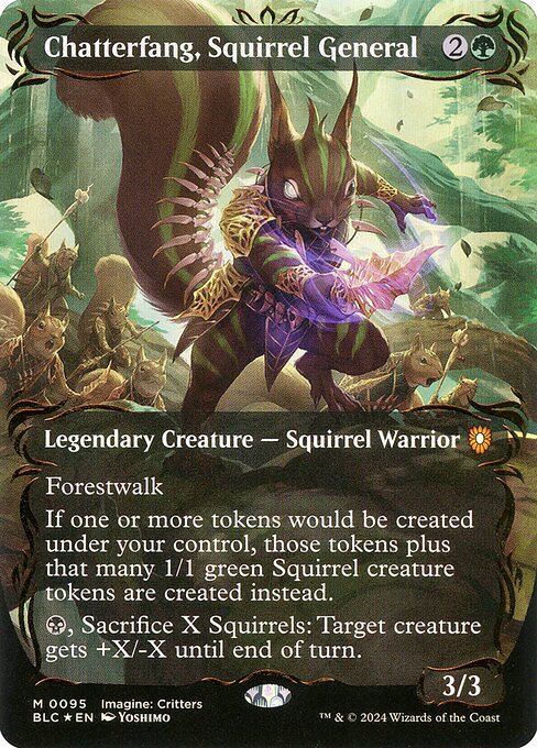 Chatterfang, Squirrel General from Bloomburrow Commander