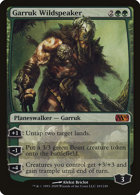 Garruk Wildspeaker from Magic 2010