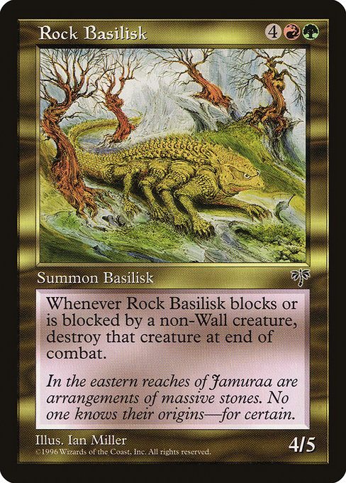 Rock Basilisk highlighted card art