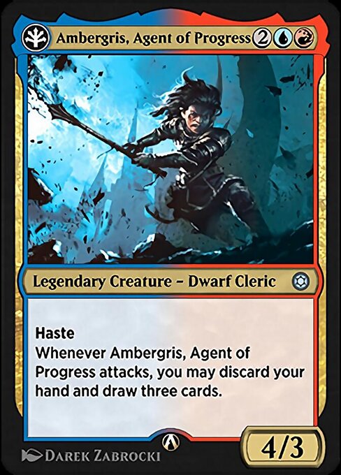 Ambergris, Agent of Progress highlighted card art