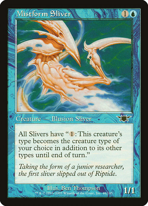 Mistform Sliver highlighted card art