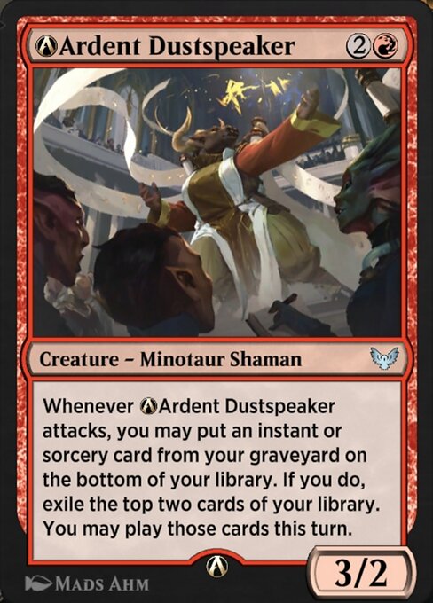 A-Ardent Dustspeaker highlighted card art