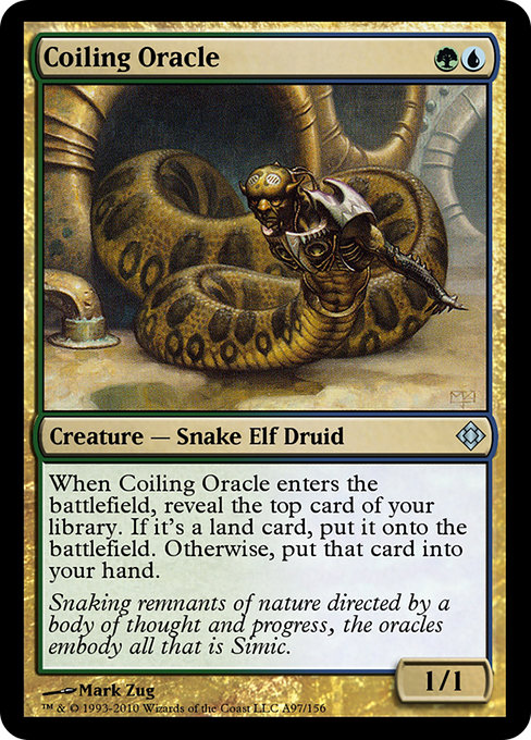 Coiling Oracle from Magic Online Theme Decks