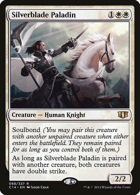 Silverblade Paladin highlighted card art