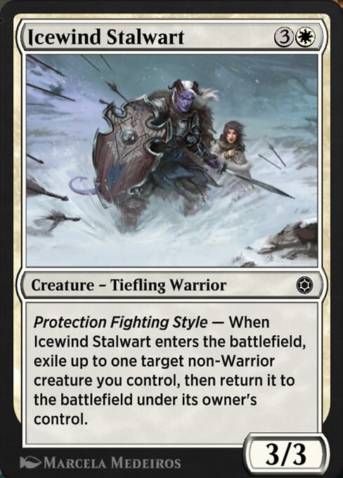Icewind Stalwart highlighted card art