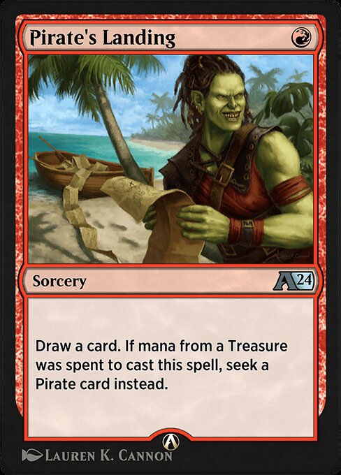 Pirate's Landing highlighted card art