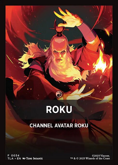 Roku from Avatar: The Last Airbender Jumpstart Front Cards