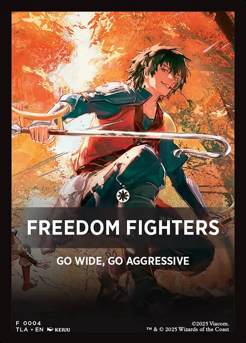 Freedom Fighters from Avatar: The Last Airbender Jumpstart Front Cards